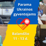 Paramos rinkimo iniciatyva balandžio 11-13 d.-Lietuvos Caritas